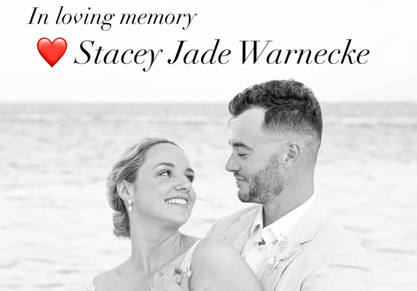 Stacey Warnecke Obituary Melbourne: Victoria man tributes in loving memory of beloved wife following death from childbirth complications